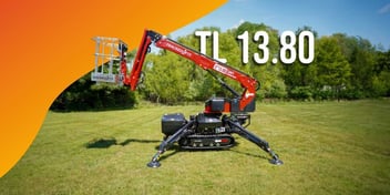 Discover the Compact Yet Mighty TL 13.80 from Tracked Lifts – Our Newest Addition to Our Spider Lift Lineup